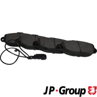 Гальмівні колодки пер. Volt/500/Panda/KA 07- JP GROUP 1563602710