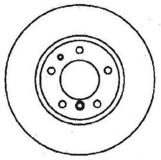 Тормозной диск передний BMW 5-Series Jurid 561476JC