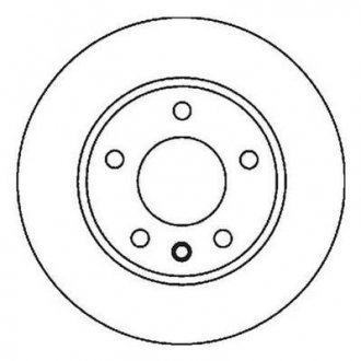 Гальмівний диск передній VW Polo / Bora / Golf / Audi / Seat / Skoda Jurid 562040JC (фото 1)