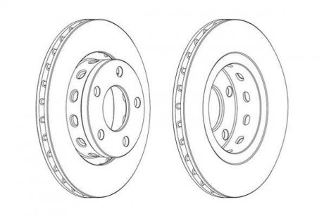 Гальмівний диск задній Audi A6 / VW Passat B5 Jurid 562515JC