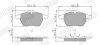 Тормозные колодки передние Audi A3, TT / Seat Toledo / Skoda Octavia / VW Golf III, Vento Jurid 571935J (фото 1)