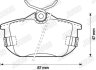 Тормозные колодки задние Mitsubishi Carisma, Colt, Space Star / Smart Forfour / Volvo S40, V40 Jurid 571941J (фото 2)