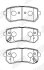 Тормозные колодки задние Hyuidai i20, i30, ix20, ix35, Tucson / KIA Sportage II, III Jurid 572604J (фото 1)
