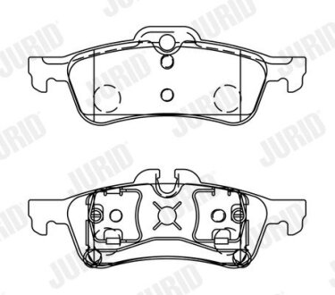 Колодки тормозные задн. MINI Jurid 573056J