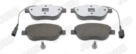 Тормозные колодки передние Fiat Bravo, Doblo, Fiorino, Punto, Multipla, Linea, Abarth / Lancia Jurid 573075J