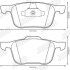 Тормозные колодки передние Ford Mazda 3, 5 / Ford Focus, C-Max / Volvo V50 Jurid 573209J (фото 2)