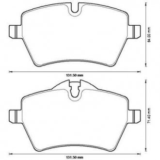 Тормозные колодки передние Mini Cooper S, Countryman, Paceman Jurid 573234J