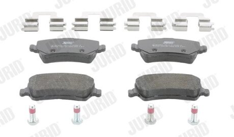Гальмівні колодки задні Land Rover Freelander 2, Range Rover Evoque/ Ford Galaxy / Volvo V60, V70 Jurid 573250J (фото 1)
