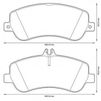 Тормозные колодки передние Mercedes GLK (X204) (2008->) Jurid 573321J