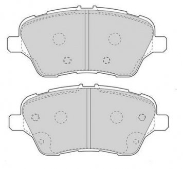 Гальмівні колодки передні Ford B-Max, Fiesta, Tourneo Courier Jurid 573363J (фото 1)