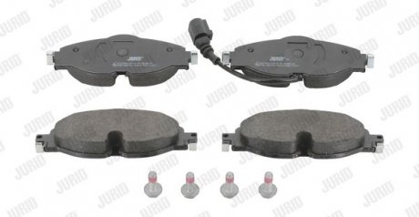 Тормозные колодки передние Audi A3, Q2, Q3 / VW Golf VII, Caddy, Passat / Seat Leon / Skoda Octavia Jurid 573390J (фото 1)