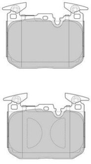 Гальмівні колодки пер. BMW 1 (F20)/3 (F30/F31/F80) 11-19 (Brembo) Jurid 573602J