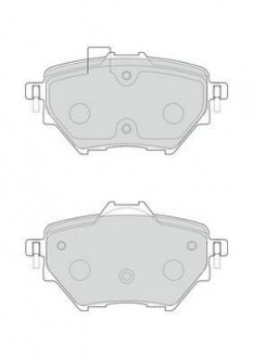 Гальмівні колодки задні Opel Combo / Peugeot 2008, 3008, 308, Partner / Toyota / Citroen Berlingo Jurid 573605J