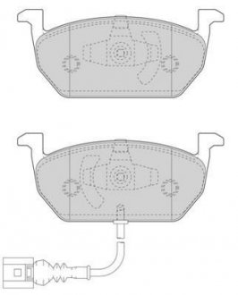 Гальмівні колодки передні VW Golf VII / Audi A3 / Seat Leon / Skoda Octavia / Toyota Jurid 573606J