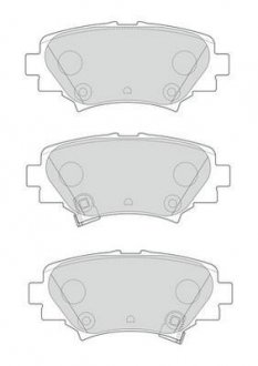 MAZDA Тормозные колодки задн.Mazda 3 13- Jurid 573614J