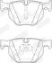 Тормозные колодки задн. BMW E90 E60 E70 2,0-3,0 Jurid 573744J (фото 2)