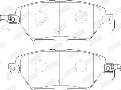 Тормозные колодки задние Mazda CX-5 (KE, GH, KF) Jurid 573858J