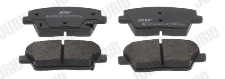 Тормозные колодки задние HYUNDAI i30, i30 FASTBACK Jurid 573875J (фото 1)