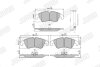 Тормозные колодки передние Ford Focus II Jurid 573944J (фото 1)