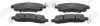 Тормозные колодки передние NISSAN ALTIMA, LEAF, TEANA Jurid 573982J (фото 1)