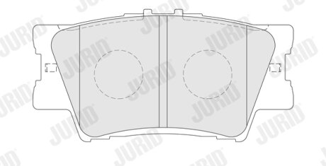 Гальмівні колодки зад. Camry/Rav4/Avalon/ES/HS 05-18 Jurid 574211J