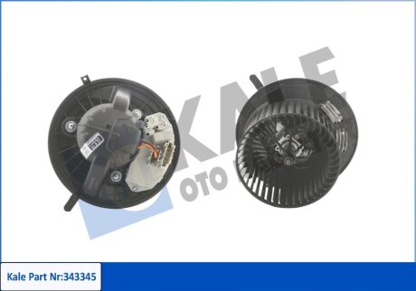 KALE BMW Вентилятор салона 1 E81/87,3 E90,X1 E84,X3 F25,X4 F25,Z4 Kale oto radyator 343345