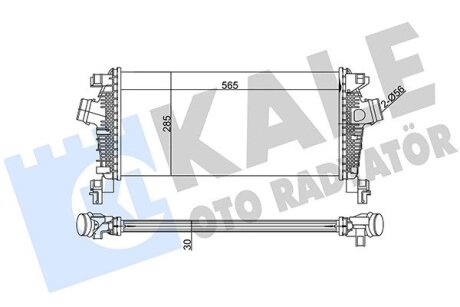 Інтеркулер Chevrolet Cruze - Opel Astra J, Astra J Gtc, Cascada -Vauxhall Astra Mk Vi Kale oto radyator 344800 (фото 1)