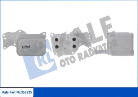 KALE BMW Масляный радиатор 1 F20,2,3 F30,4,5 F10,X3 F25/G01,X4,X5 F15 2.0d Kale oto radyator 353325