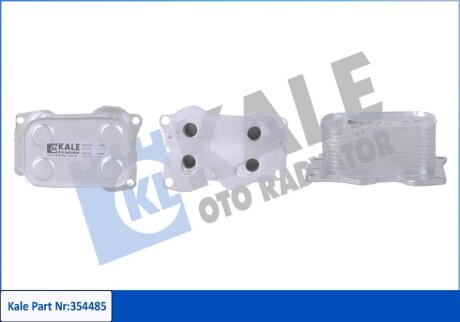 KALE CITROEN Масляный радиатор C4 Grand Picasso,C5 III,DS4/5,Jumpy,Fiat Scudo,Ford Galaxy,Focus III,kuga,Peugeot 2.0HDI/TDCI Kale oto radyator 354485