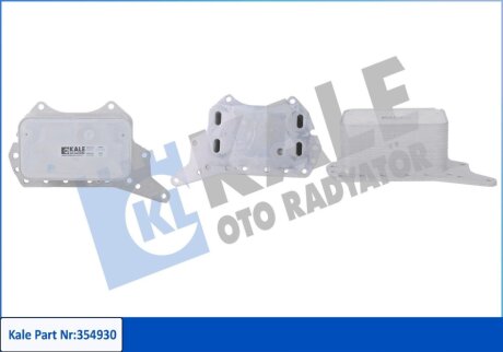 KALE RENAULT Масляный радиатор Grand Scenic IV,Espace V,Megane IV,Talisman,Trafic III,Opel Vivaro,nissan,DB Vito,Fiat 1.6dCi 14- Kale oto radyator 354930