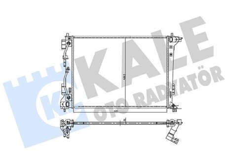 Радиатор охлаждения двигателя (паяный) Hyundai Tucson (15-), iX35 (09-)/KIA Spor Kale oto radyator 361980