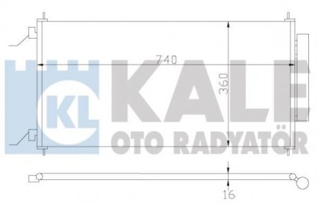 Радіатор кондиціонера Honda Cr-V Iii Condenser Kale oto radyator 380700