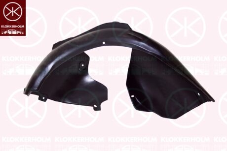 Підкрилок ниша колеса, пластик KLOKKERHOLM 0026386