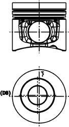 Поршень KOLBENSCHMIDT 40441600