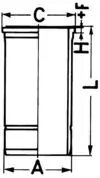 Гільза поршня KOLBENSCHMIDT 89897110