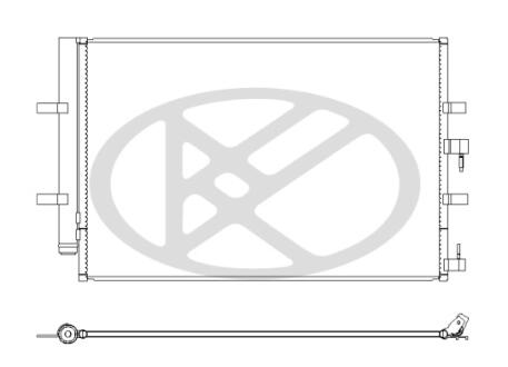 Радіатор кондиціонера KOYORAD CD320908