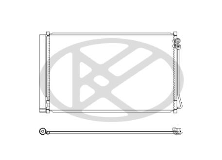 Радиатор кондиционера KOYORAD CD411053 (фото 1)