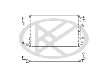 Радіатор кондиціонера KOYORAD CD820569