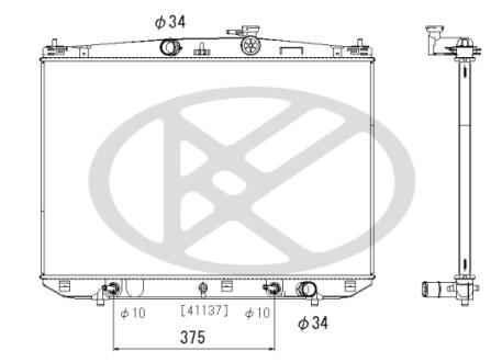 Фото 1 - радіатор охолодження двигуна KOYORAD PL013292 Радіатор охолодження двигуна KOYORAD PL013292 (фото 1)