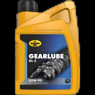 Олива трансмісійна GEARLUBE GL-5 80W-90 1л KROON OIL 01206