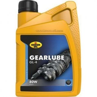 Масло трансмиссионное GEARLUBE GL-4 80W 1л KROON OIL 01209