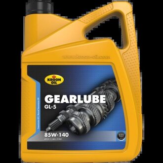 Масло трансмиссионное GEARLUBE GL-5 85W-140 5л KROON OIL 01329