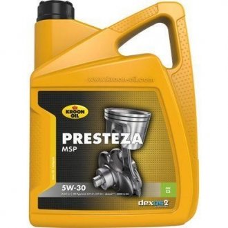 Масло моторное PRESTEZA MSP 5W-30 5л KROON OIL 33229