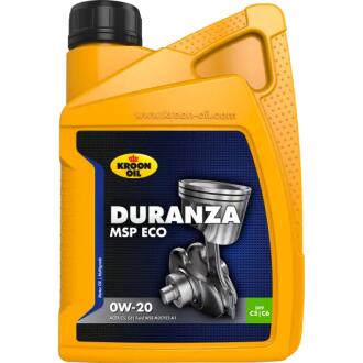 Масло моторное DURANZA MSP ECO 0W-20 1л KROON OIL 37125