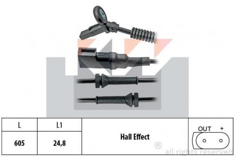 Датчик ABS Kw 460 152