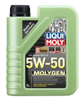 Масло моторное Molygen 5W-50 1л LIQUI MOLY 2542 (фото 1)