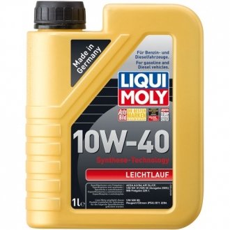 LM 1л LEICHTLAUF 10W-40HD Масло моторное полусинт. LIQUI MOLY 9500