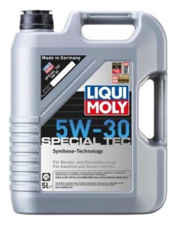 ОЛИВА МОТОРНАЯ SPECIAL TEC 5W-30 5Л LIQUI MOLY 9509