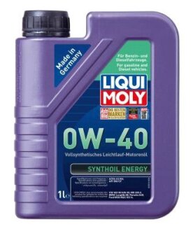 ОЛИВА МОТОРНА SYNTHOIL ENERGY 0W-40 1Л LIQUI MOLY 9514 (фото 1)