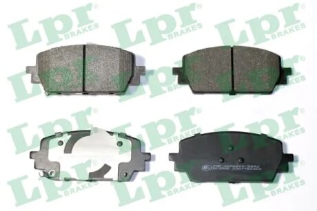 Колодки тормозные дисковые передние Hyundai Santa Fe IV/ Kia Sorento IV (LPR 05P2323
